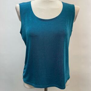 Magellan’s Santa Barbara Women's Tank Top Large Blue Sleeveless